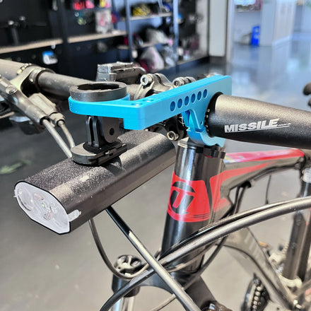 2023 New Bicycle Stopwatch Bracket Extension With Lamp Bracket Multi-functional Mountain Bicycle Stopwatch Bracket Accessories