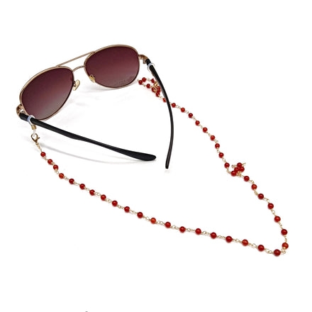 Ethnic Style Beaded Eyeglass Chain Glasses Hanging Small Bead Masked Chain Cords Colorful Beads Eyeglass Holder Lanyards String