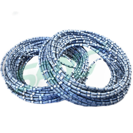 Diamond Wire Saw Rope for Marble Granite Stone Quarrying Squaring Profiling Reinforced Concrete Cutting