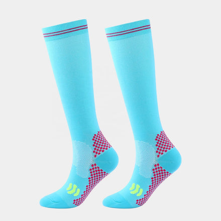 Unisex Sports Stockings Running Fitness Jump Rope Muscle Compress Stockings Mid-Length Calf Stockings