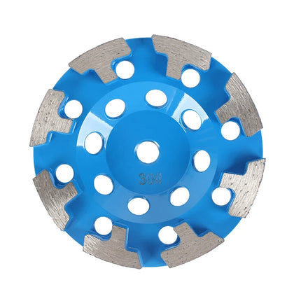 Diamond 5 X 5/8-11 Star Blue Single Row Angle Grinding Wheels Cup Grinder Tools Deburring Coarse Grit 16-100 Trueshine MJX7006