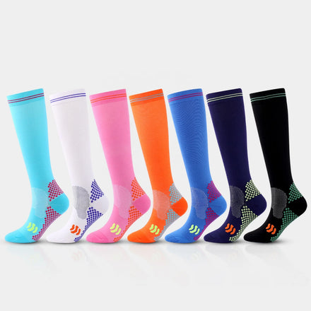 Sports Compression Socks Fitness Jump Rope Marathon Running Slim Leg Compression Stockings