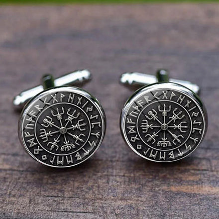 Luxury Viking Symbol Cufflinks for Men Stainless Steel Celtic Knot OT11 Pattern Shirt Studs Jewelry Souvenir Gift