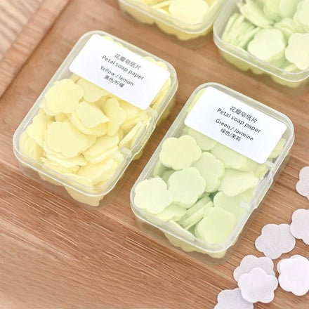 Private Label Petal for Kids Travel Portable Sheets Paper Soap