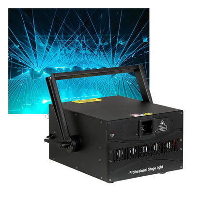 15000mw RGB Animation Laser Projector 15W Stage DJ Laser Light for Night Disco