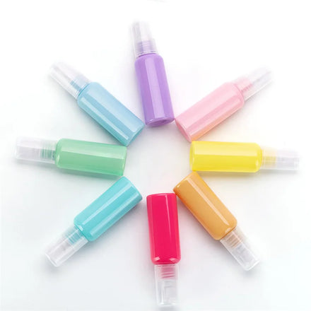 Manufacturer Good Quality Customized Colorful Plastic Pet 10ml 30ml 50ml Empty Pet Cleaning Mist Spray Plastic Bottle
