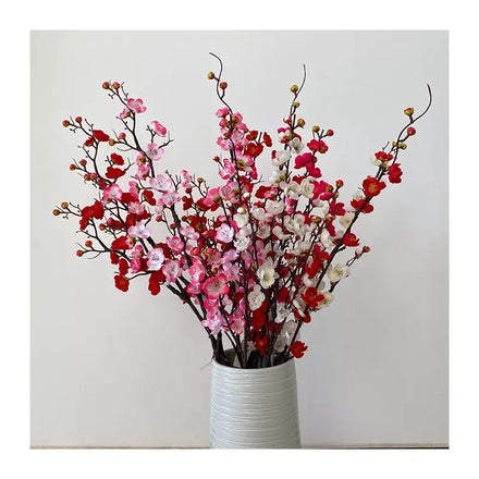 Three-dimensional Chimonanthus Artificial Flowers Decorative Long Branches for Christmas Graduation Mother's Day Decorations