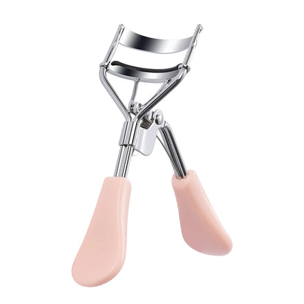 Wholesale Eye Beauty Professional Silicone Pad Mini Manual Eyelash Curler Stainless Steel Extra Wide Unique Flat Eyelash Curler