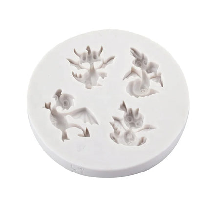 Flying Dragon Resin Mold Dinosaur Fondant Chocolate Silicone Mold for Cake Decoration