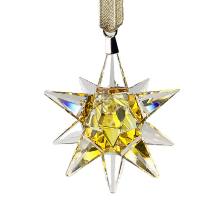 Elegant Crafted Decorative Accessory Snowflake Crystal Car Hanging Ornament for Christmas Tree Christmas Gift