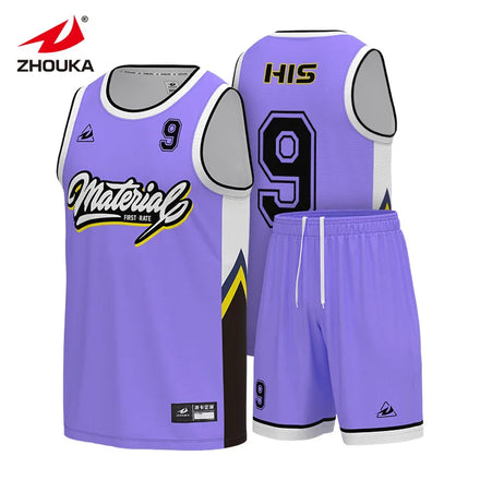 Professional Customized Stitched Basketball Uniforms Jersey Basketball Clothes Sublimada Uniforme De Baloncesto