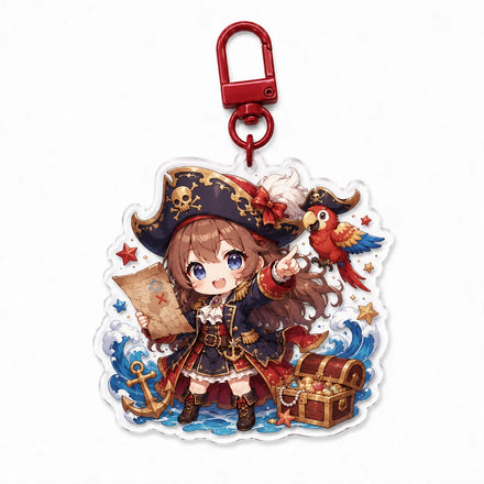 Plastic Personalized Epoxy Holographic Clear Charm Acrylic Custom Printed Transparent Hologram Keychain with Anime