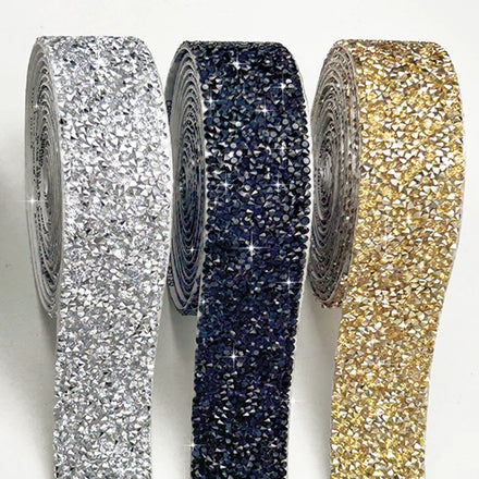 Factory's Hot 1.5cm Resin Diamond Band Shinning Rhinestone Trim for Wedding Evening or Wedding Dress for Shoes