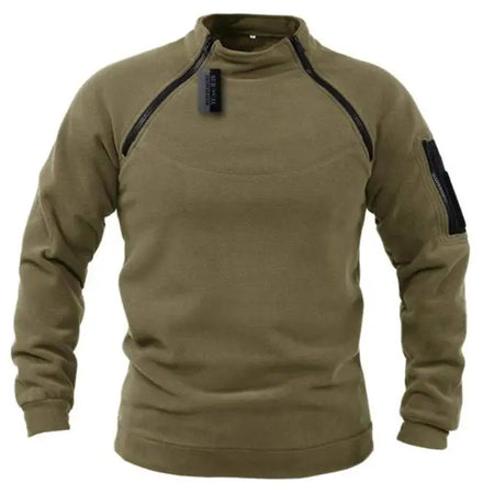 Wholesale Autumn and Winter Fleece Jacket for Men Outdoors Sports Hoodie Jackets With Zipper Design