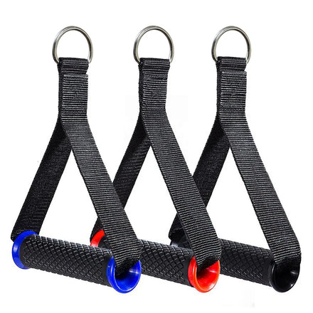 Resistance Bands Grips Fitness Handle Cable Pulley System Machine Rubber Exercise Handles