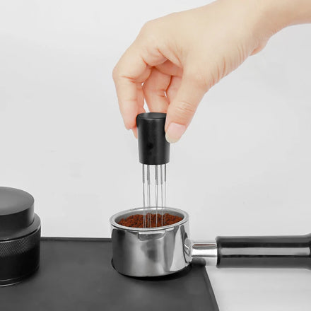 Premium Aluminum Stainless Steel Espresso Wdt Tool Stirrer Coffee Ground Needle Distributor with Magnetic