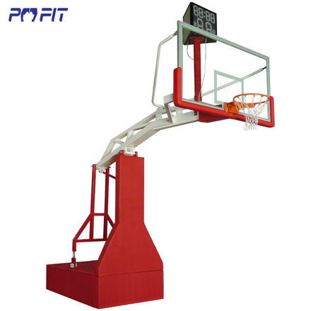 FIBA standard professional basketball hoop stand portable 10ft height adjustable indoor hydraulic basketball hoop for sale