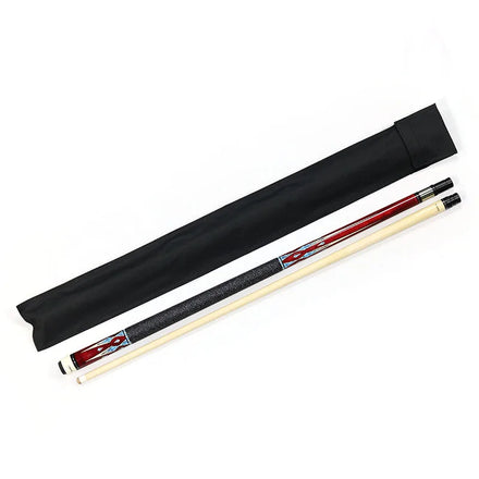 Portable Billiard Maple Cue With Fabric Cloth 1/2 Billiard Cue Bag for Sale
