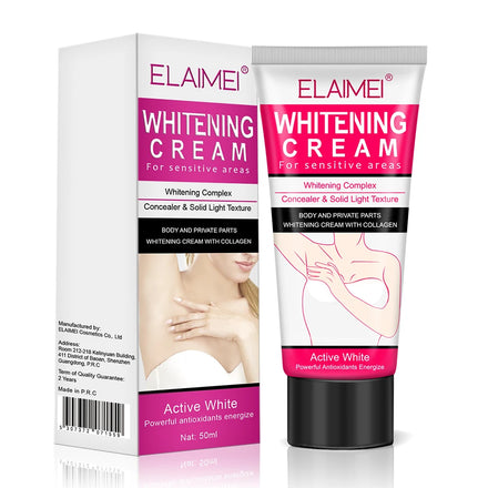 ELAIMEI Knee Dark Skin Armpit Moisturizing Lotion Body Underarm Whitening Cream