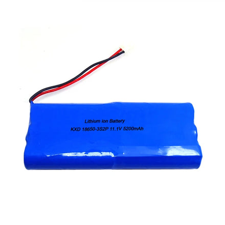High Quality KXD Brand Custom 18650 LiFePO4 11.1v 3S2P 5200mAh 6000mAh 800 Cycles Battery Pack
