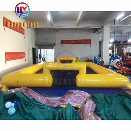 Outdoor Team Building Inflatable KT Soccer Field Inflatable Football Pitch Inflatable Football Arena Court