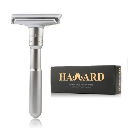 Adjustable Double Edge Safety Razor for Men Zero Waste Shaving Tool Sustainable & Eco-friendly Razor for Smooth Shave