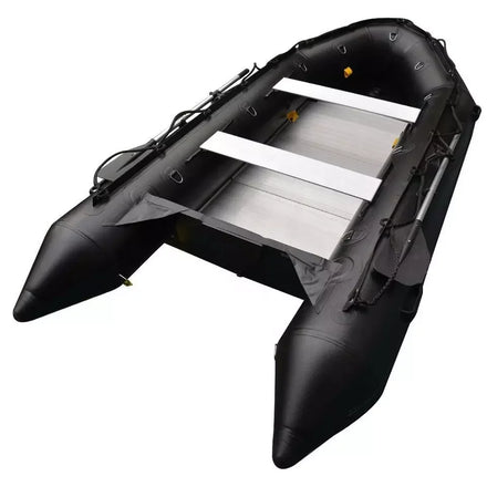 14ft Factory Directly Provide Inflatable Boat Inflatable Fishing Rubber Speed Boat with Aluminum Floor
