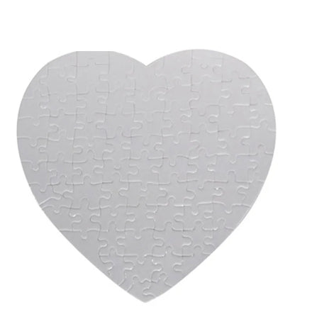 Hot Selling Sublimation Blanks Heart Shape Jigsaw Puzzle Heat Transfer Printing Paper Puzzle