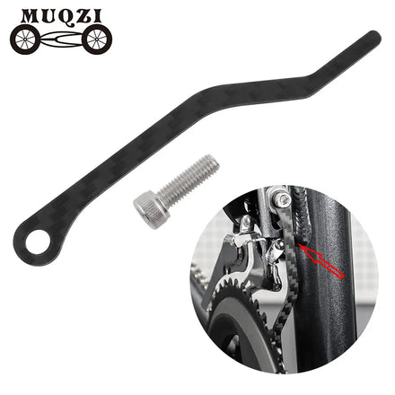 MUQZI Road Bike Chain Drop Catcher Carbon Fiber Chain Guide 34t-50t 36t-52t 39t- 53t Protector