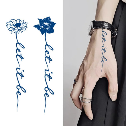 Wholesale Waterproof Skin Safe Long Lasting 15 Days Realistic Temporary Juice Body Semi Permanent Tattoo Sticker