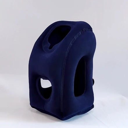 Wholesale Comfort Inflatable Travel Pillow for Airplane and Camping Long Sleeping Neck Head Rest Inflatable Pillows