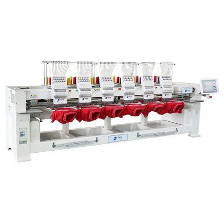 High Quality Industrial Embroidery Machine Similar Barudan 6 Head Computerized t Shirt Embroidery Machine