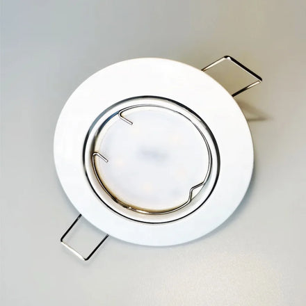 Holux White Housing Mr16 Gu10 Recessed Surface Mounted Indoor LED Spot Light Adjustable Frame IP20