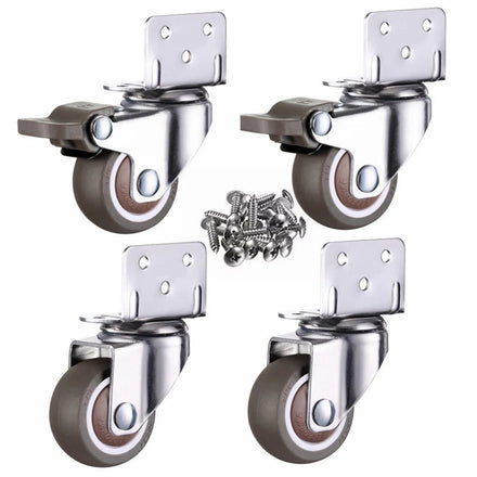 Zuogang Wholesale Spring Load Caster Wheel Solid Heavy Duty Rubber Wheels