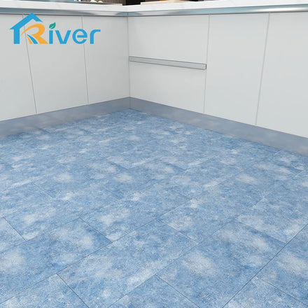 4.0 mm Grey Pattern Nonslip Waterproof Eco Friendly Wood Look PVC Vinyl Flooring Eco Click Vinyl Flooring