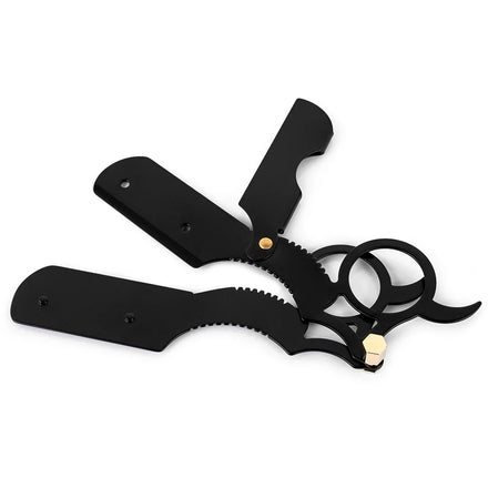 Barber Use Stainless Steel Razor Blade Shaving Straight Knife Finger Razor
