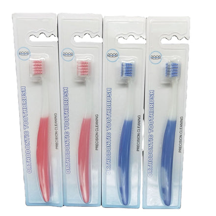 OEM Orthodontic U-shaped Toothbrush Soft Spiral Bristle Ortho Brace Toothbrush