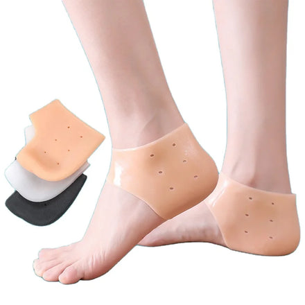 Silicone Protector Protective Sleeve Heel Spur Pads for Relief Plantar Fasciitis Heel Pain Reduce Pressure on Heel