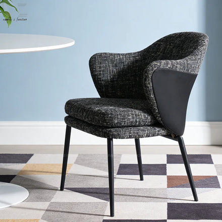 Luxury Modern Hotel Upholstered Dinning Chair Custom Velvet Indoor Dining Chairs for Restaurants and Coffee Shop