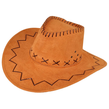 Wholesale Classic Women Men Western Cowboy Hat Multicolor Knight Suede Unisex Adults Fashion Accessories Travel Party 10 Pcs