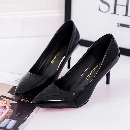 Wholesale Big Size Pointed Toe Dress Shoes for Women and Ladies Thin Heels