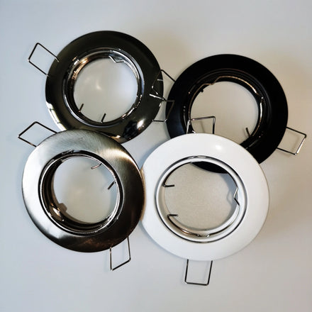 Holux Mr16 Recessed Housing Anti-Glare GU10 Spot Light Frame Indoor Ceiling Downlight Housing LED IP20 Easy Installation