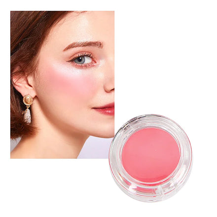 Wholesale High Pigment Mineral Waterproof Cream Blush with Custom Logo for Fair Skin Tone Natural Finish Baby Pink Face