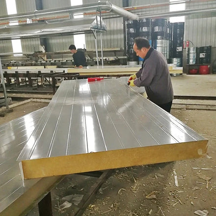 Factory Direct Cold Room Panels 100mm EPS Insulated PU/Polyurethane Sandwich Panels Fireproof Grade -40~200C for Warehouse Use