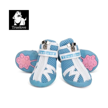 Truelove Wholesale Hot Selling Soft Adjustable Breathable Mesh Pet Shoes Waterproof Wear-resistant Anti-slip Outdoor Dog Boots