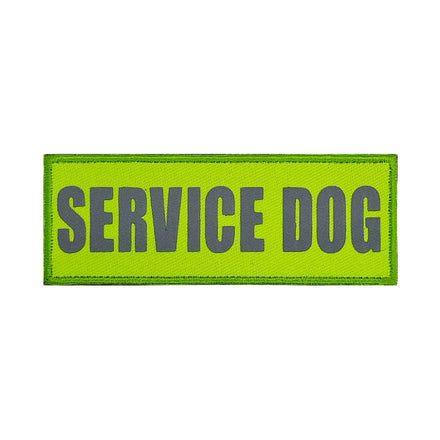 Reflective Embroidered Sequins Eco-Friendly Canvas Fabric Tactical Patches Resin Hooks Removable Use Harness Service Dog