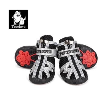Truelove Wholesale Waterproof Anti Slip Comfortable Reflective Durable Dog Shoes Adjustable High Quality Breathable Pet Boots