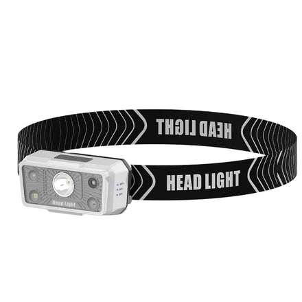 Uper Bright XPG LED Headlamp IP66 Waterproof Rechargeable Motion Sensor Headlight Tactical Torch Camping Fishing Running