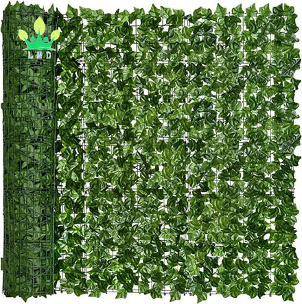 Artificial Leafs Privacy Fence Wall Green Leaves Wall For Outdoor Garden