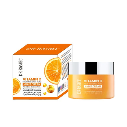 DR RASHEL Skin Care Moisturizing Brightening Niacinamide Vitamin C Night Cream 50g
